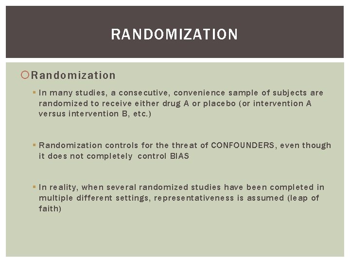 INTRODUCTION TO RESEARCH SAMPLING DESIGN Part 3 of