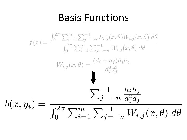 Basis Functions 
