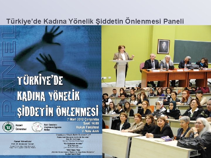 Türkiye’de Kadına Yönelik Şiddetin Önlenmesi Paneli 