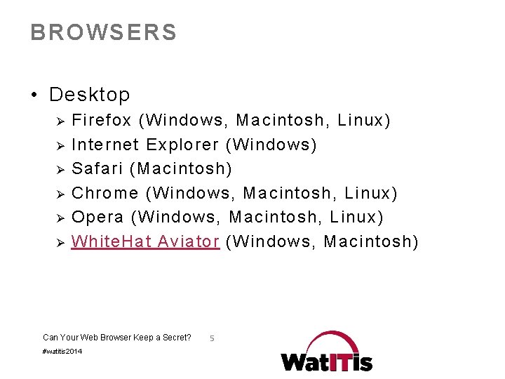 Linux Internet Explores CAN YOUR WEB BROWSER KEEP A SECRET Terry