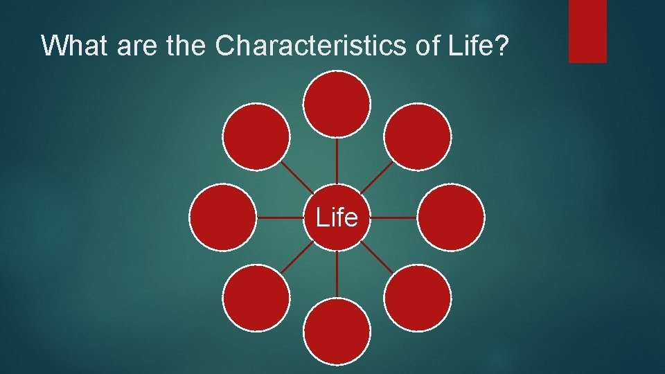 What are the Characteristics of Life? Life 