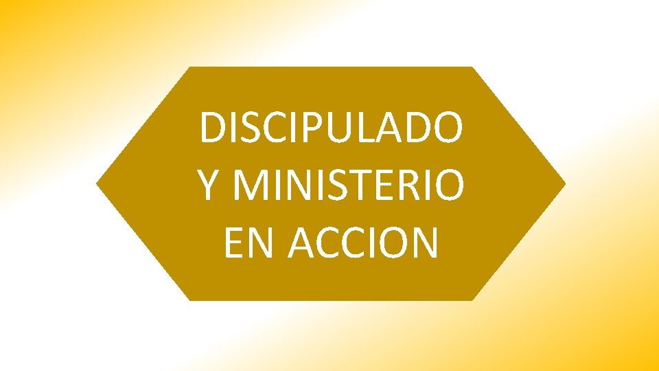 DISCIPULADO Y MINISTERIO EN ACCION 