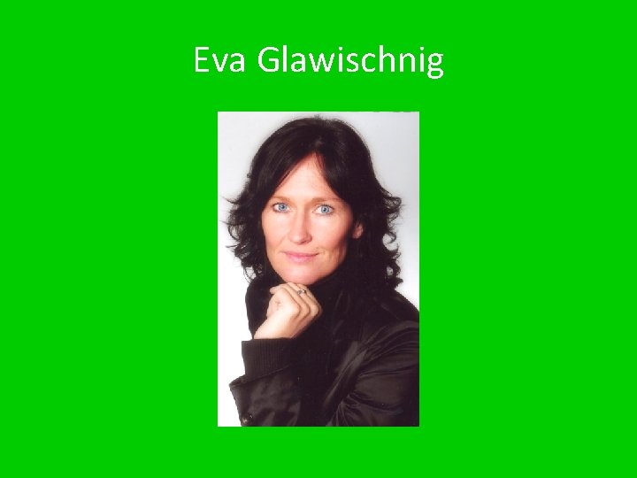 Eva Glawischnig 