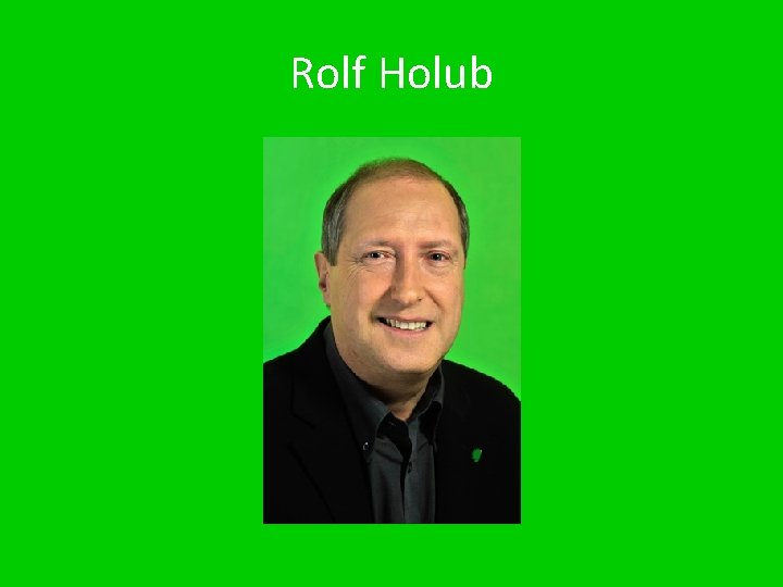 Rolf Holub 