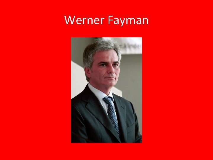 Werner Fayman 