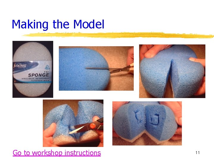Making the Model Go to workshop instructions 11 