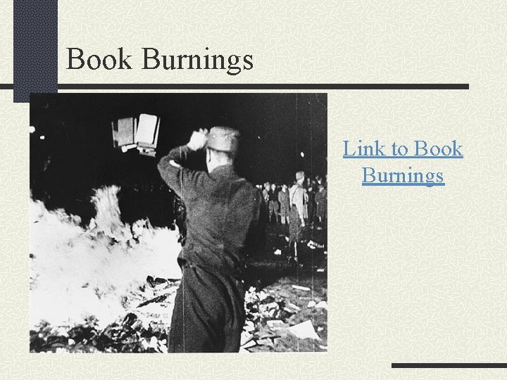 Book Burnings Link to Book Burnings 