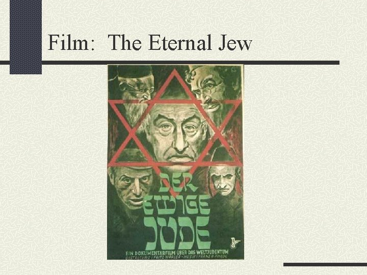 Film: The Eternal Jew 