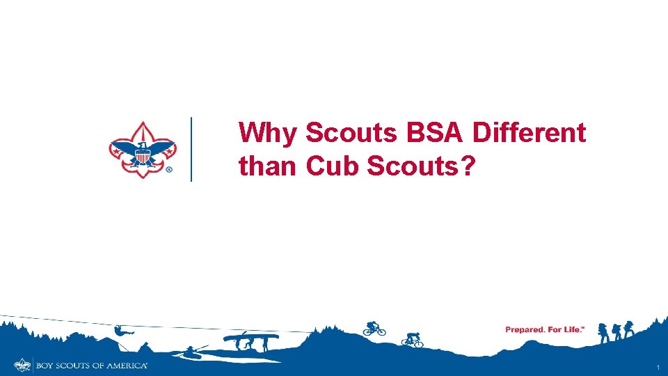 Why Scouts BSA Different than Cub Scouts? 1 
