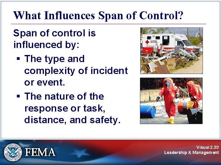 What Influences Span of Control? Span of control is influenced by: § The type What Influences Span of Control? Span of control is influenced by: § The type