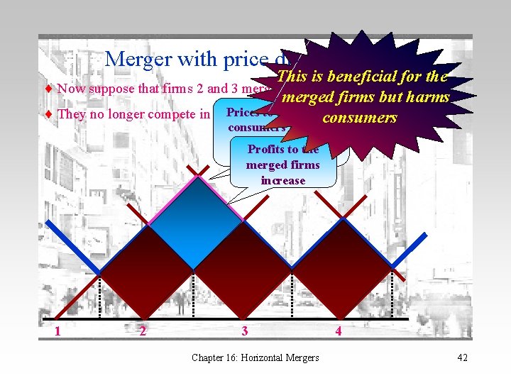 Merger with price discrimination This is beneficial for the Now suppose that firms 2