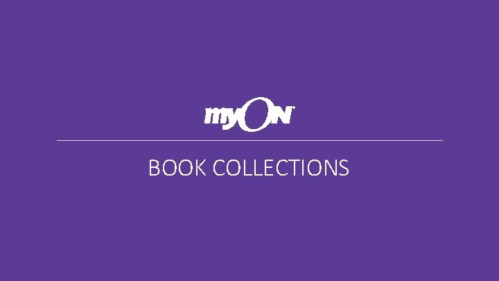 BOOK COLLECTIONS 