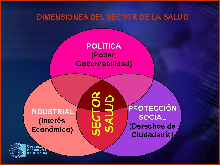 DIMENSIONES DEL SECTOR DE LA SALUD INDUSTRIAL (Interés Económico) Organización Panamericana de la Salud