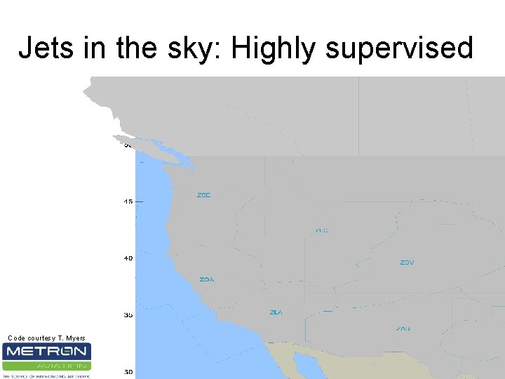 Jets in the sky: Highly supervised Code courtesy T. Myers 