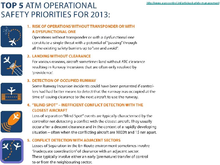 http: //www. eurocontrol. int/articles/safety-management 