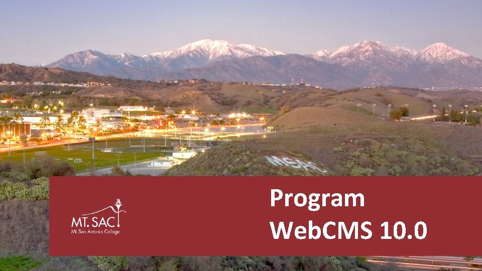 Program Web. CMS 10. 0 