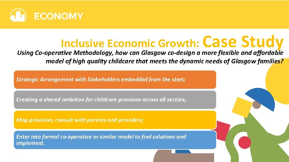 Inclusive Economic Growth: Case Study Using Co-operative Methodology, how can Glasgow co-design a more