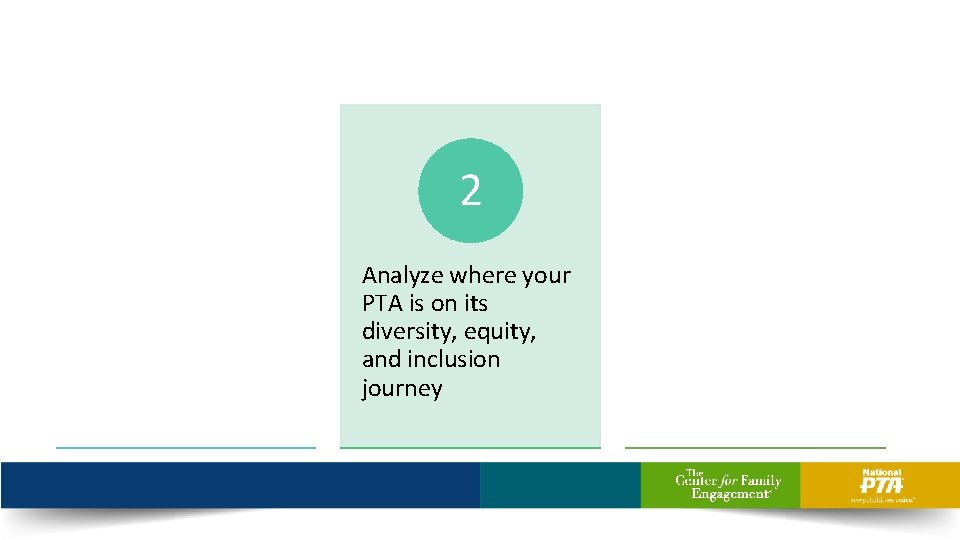 1 2 Define concepts of diversity, inclusion, and equity; apply to your local PTA