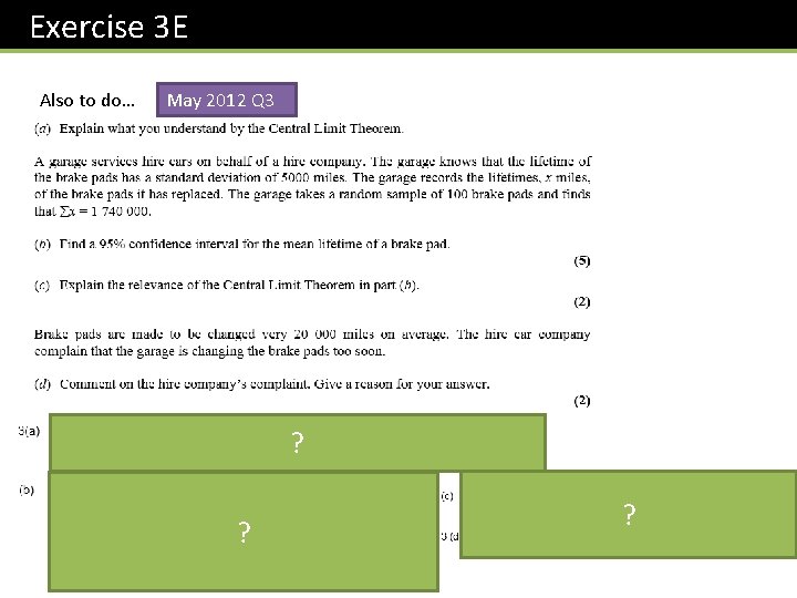 S 3 Chapter 3 Estimation and Confidence Intervals