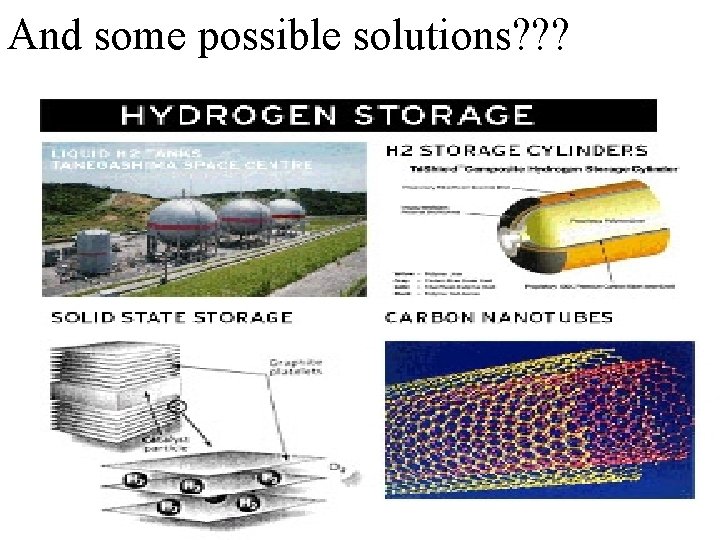 And some possible solutions? ? ? And some possible solutions? ? ?