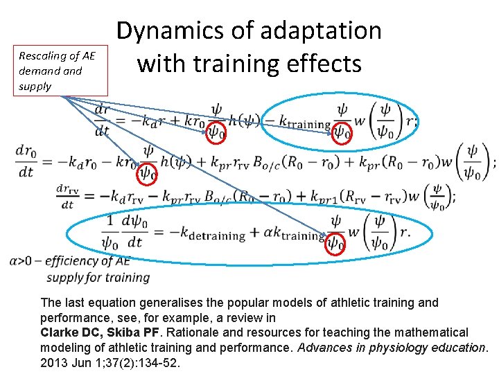 Adaptation free energy The third generation of models