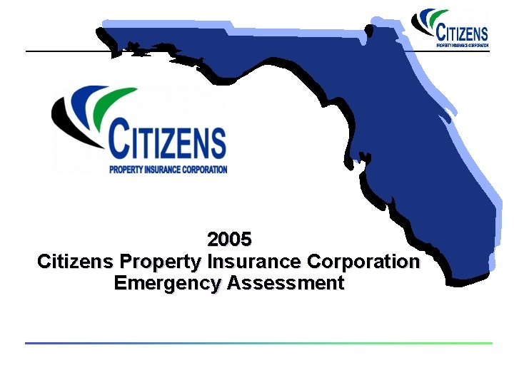 2005 Citizens Property Insurance Corporation Emergency Assessment 