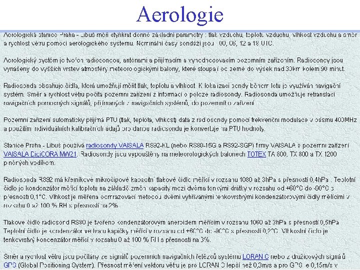 Aerologie 