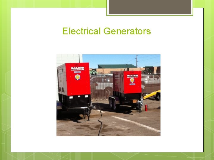 Electrical Generators 