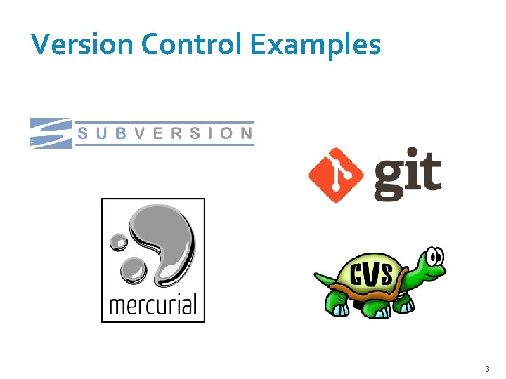 Version Control Examples 3 