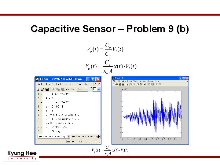 Capacitive Sensor – Problem 9 (b) 