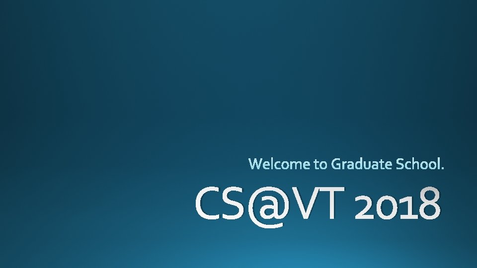 CS@VT 2018 