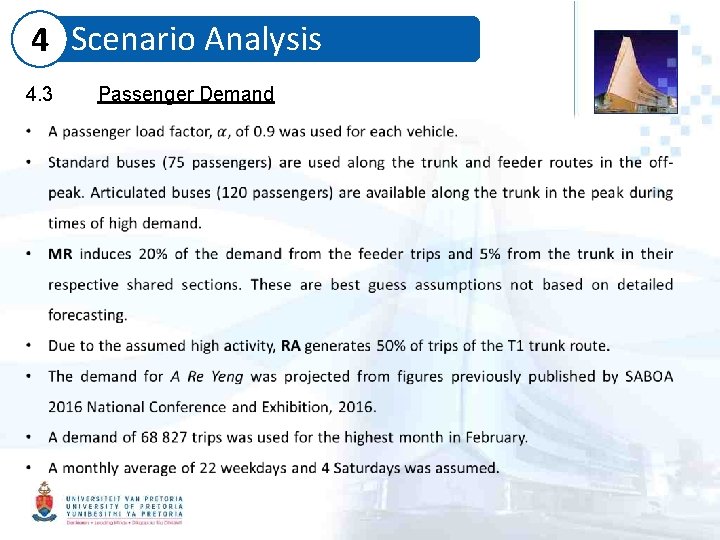 4 Scenario Analysis 4. 3 Passenger Demand 16 