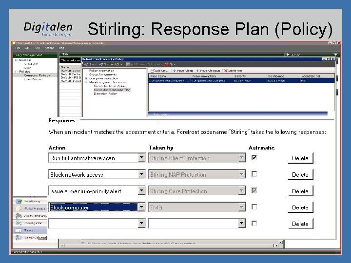 Stirling: Response Plan (Policy) 