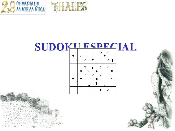 SUDOKU ESPECIAL 