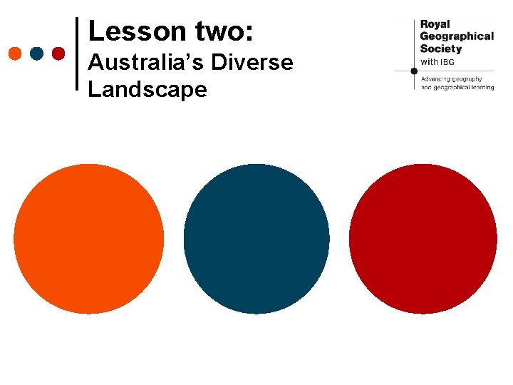 Lesson two: Australia’s Diverse Landscape 