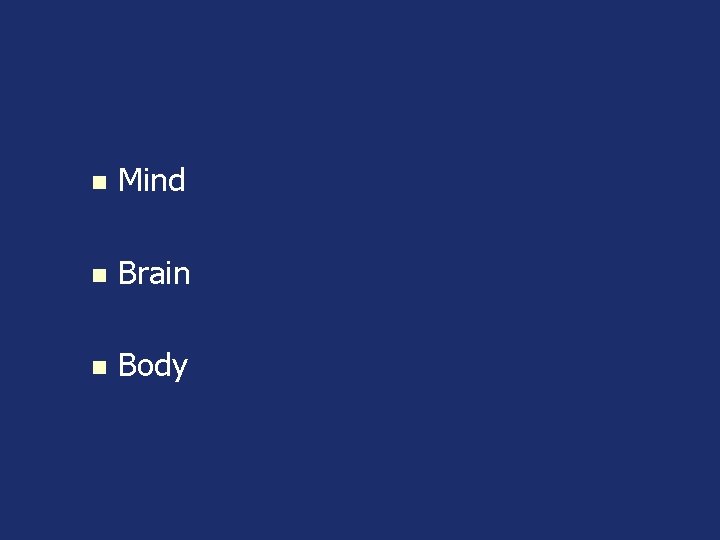 n Mind n Brain n Body 