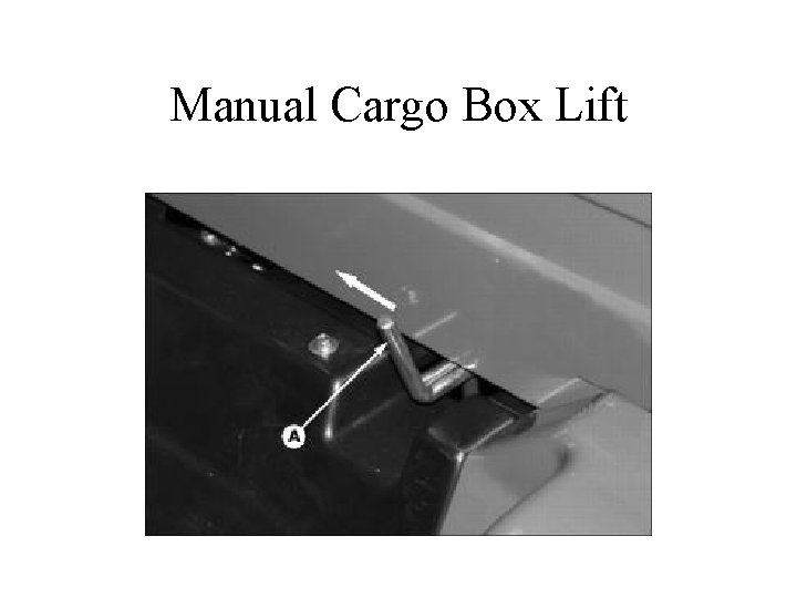 Manual Cargo Box Lift 