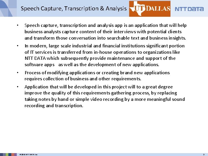 Speech Capture, Transcription & Analysis • Speech capture, transcription and analysis app is an