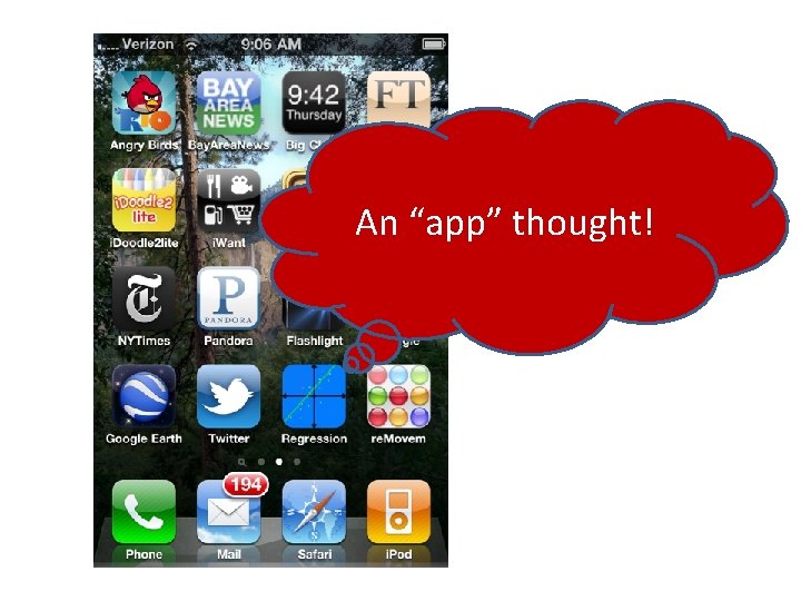 An “app” thought! 