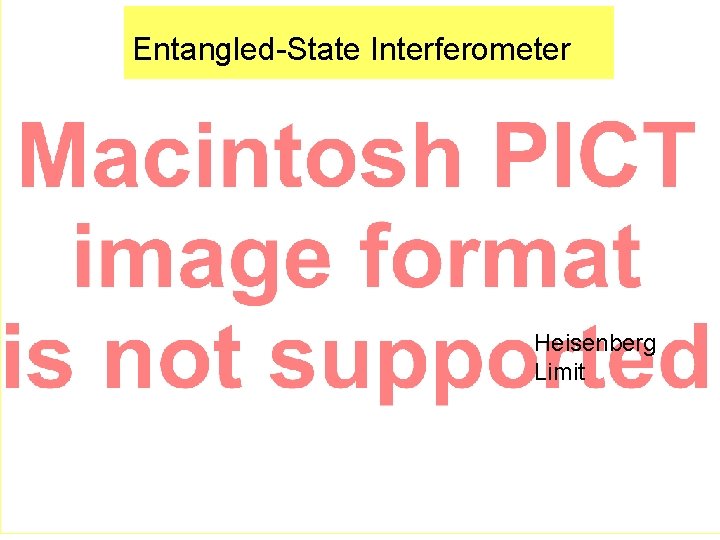 Entangled-State Interferometer Heisenberg Limit 