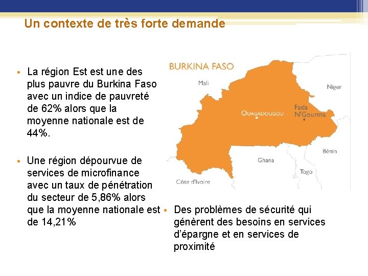 Un contexte de très forte demande • La région Est est une des plus