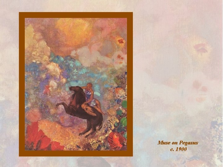 Muse on Pegasus c. 1900 