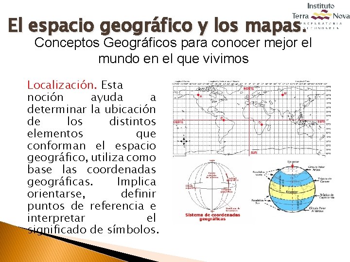 El espacio geográfico y los mapas. Conceptos Geográficos para conocer mejor el mundo en