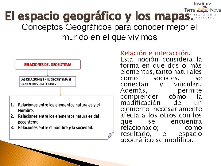 El espacio geográfico y los mapas. Conceptos Geográficos para conocer mejor el mundo en