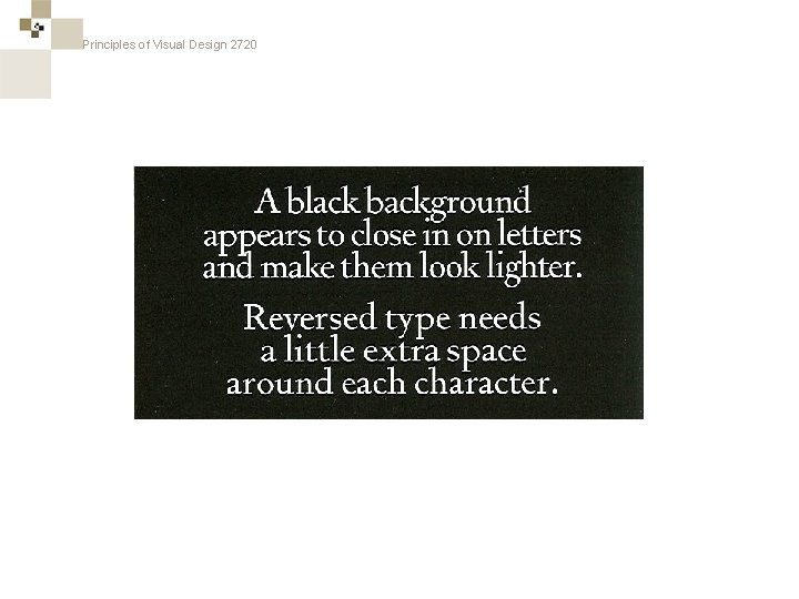 Principles of Visual Design 2720 