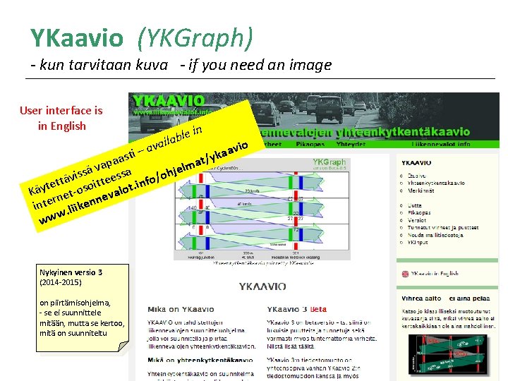YKaavio (YKGraph) - kun tarvitaan kuva - if you need an image User interface