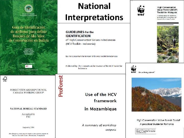 National Interpretations 