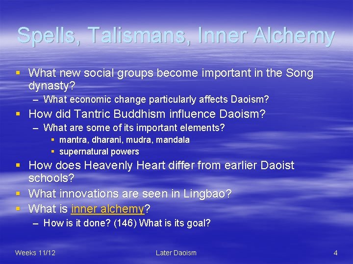 Spells, Talismans, Inner Alchemy § What new social groups become important in the Song