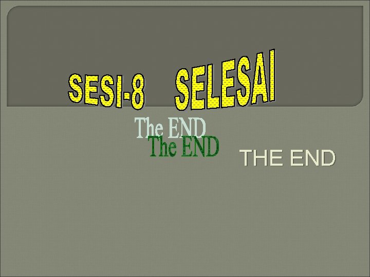 THE END 