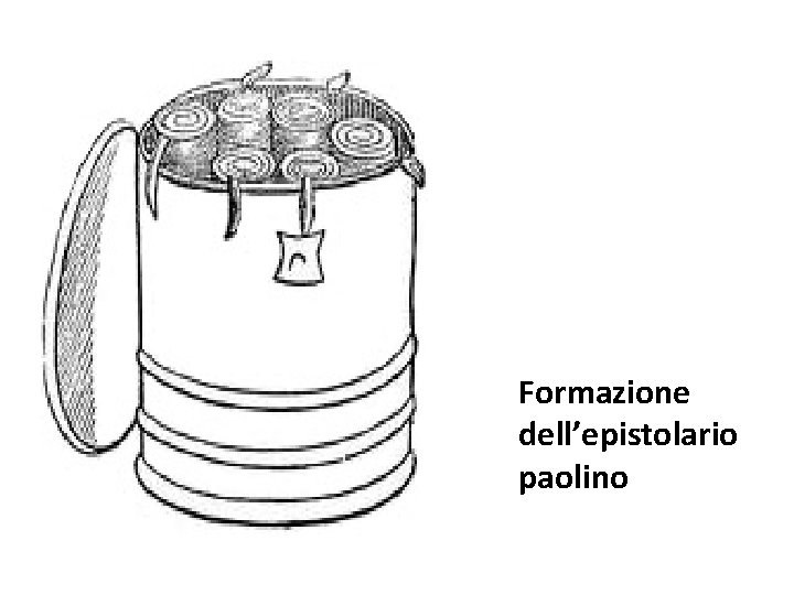 Formazione dell’epistolario paolino 